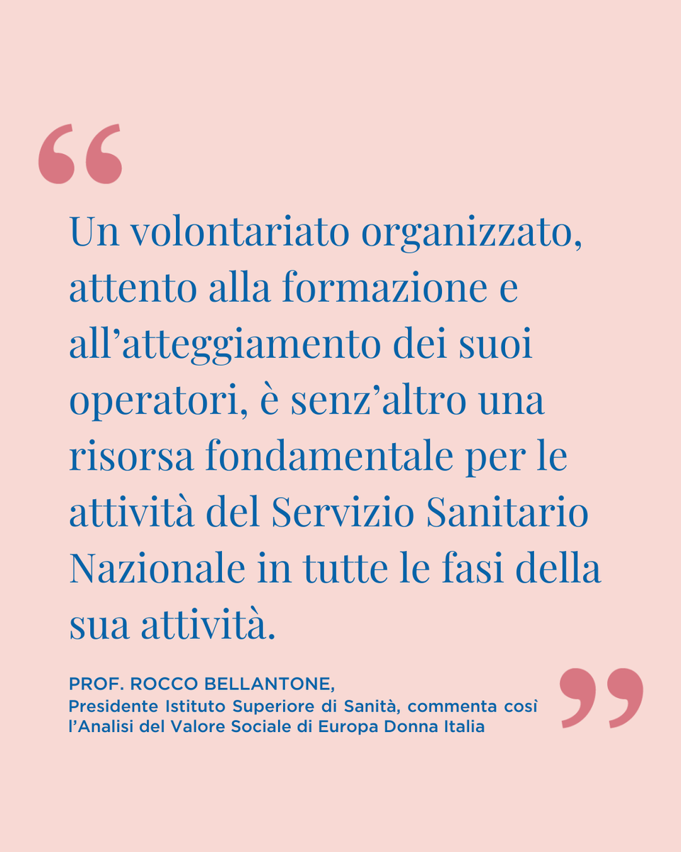 Quasi 6.000 volontari, offrono ogni giorno competenze per aiutare pazienti con tumore al seno, familiari e caregiver. La loro assistenza crea una rete di supporto essenziale. L'Analisi del Valore Sociale 2023 mostra l'importanza di queste associazioni: europadonna.it/wp-content/upl…