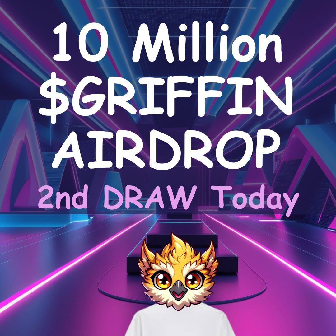 ItsGriffinMeme's tweet photo. @Crypto_Jopp ‼️DEV Wallet GIVEAWAY📷 10 Million $GRIFFIN📷EVERY DAY for the Next 100 Days📷 📷 📷And share it with 1000 Lucky Winners📷1. Repost this video. 📷2. Follow our X account. 📷4. To increase success,👉👉👉🚀 https://t.co/BwKf3kZb2B