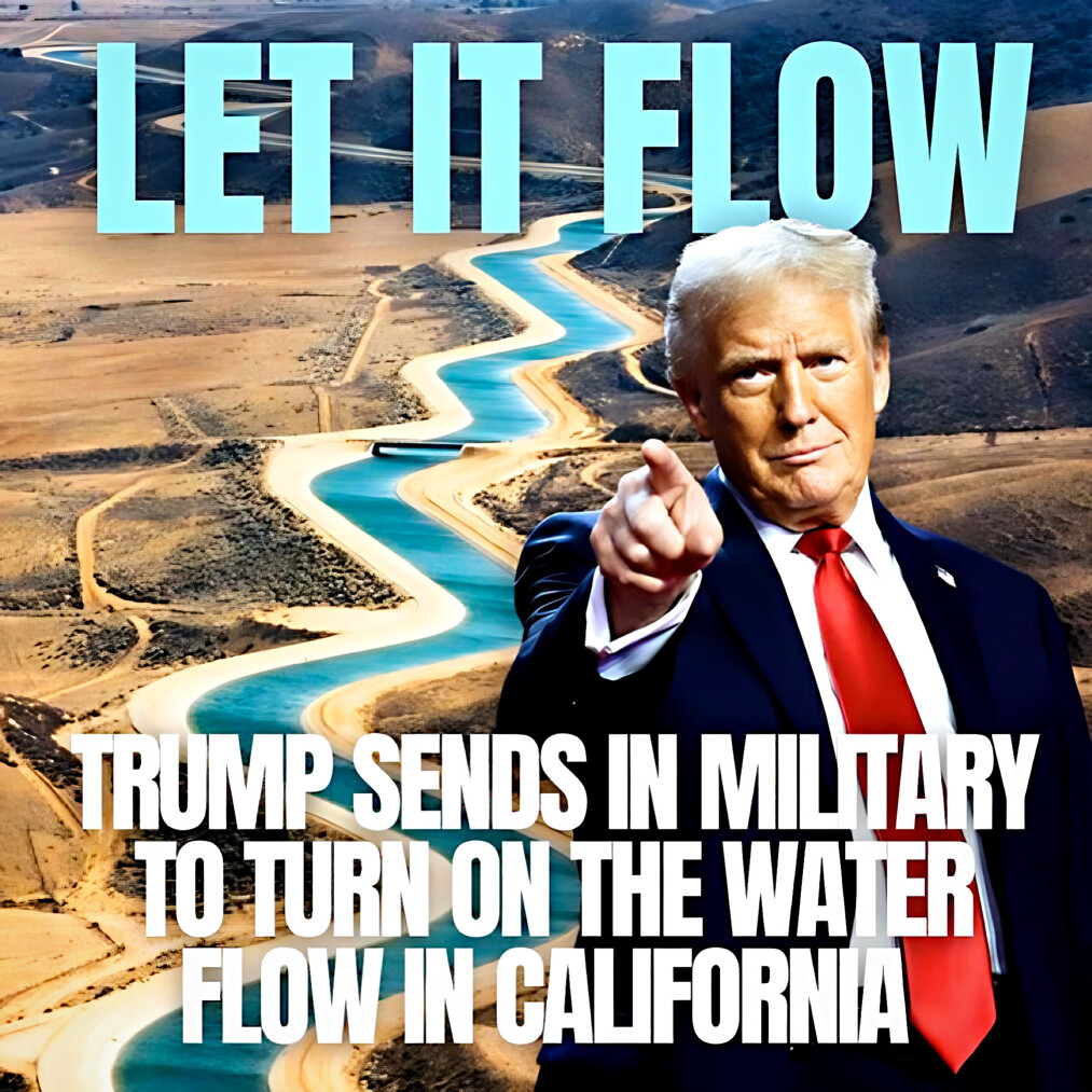 PamJamiso13's tweet image. #LetItFlow  #CAWater  #TrumpIsWinning  #Trump