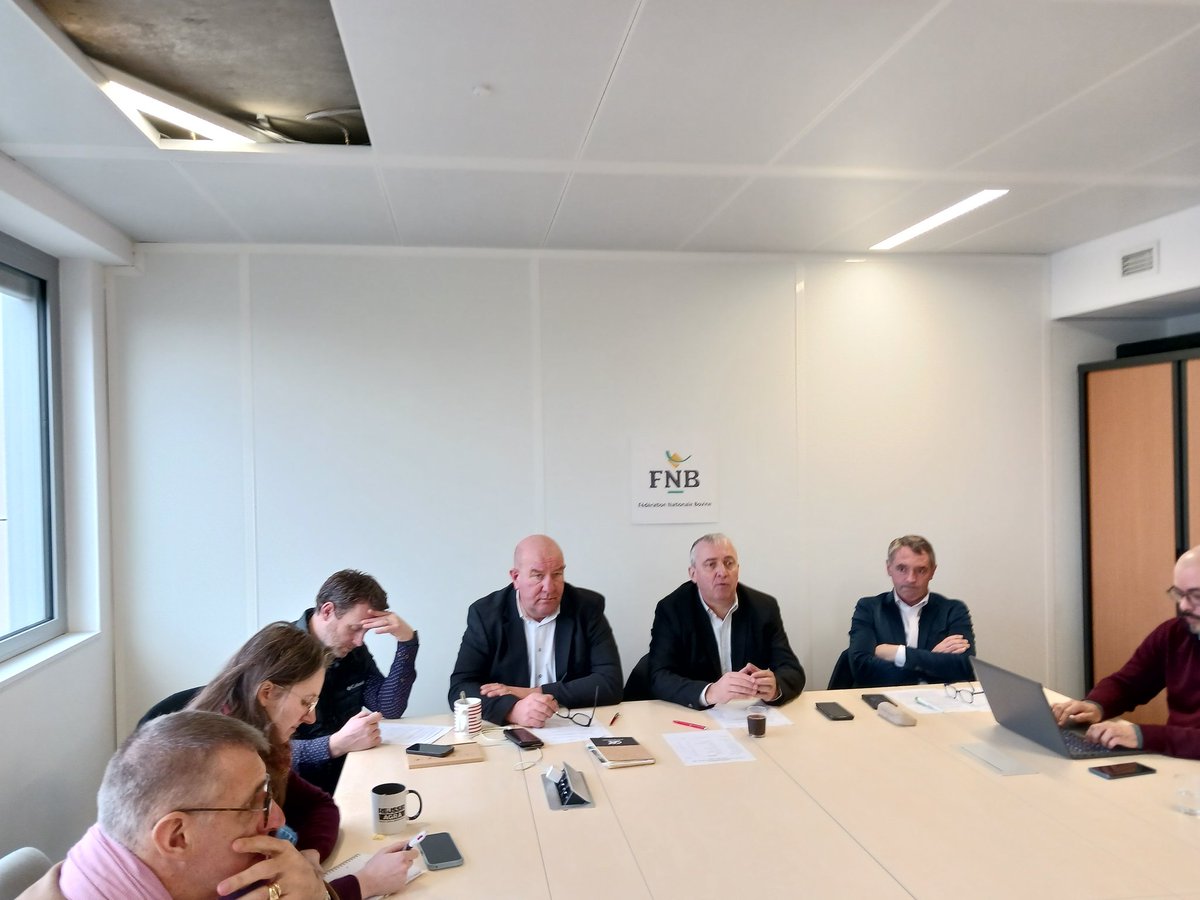 Conférence de presse 📢 en amont du congrès <a href="/EleveursBovins/">FNB</a> de mi-février. De nombreux sujets abordés : prix, sanitaire, Mercosur...
