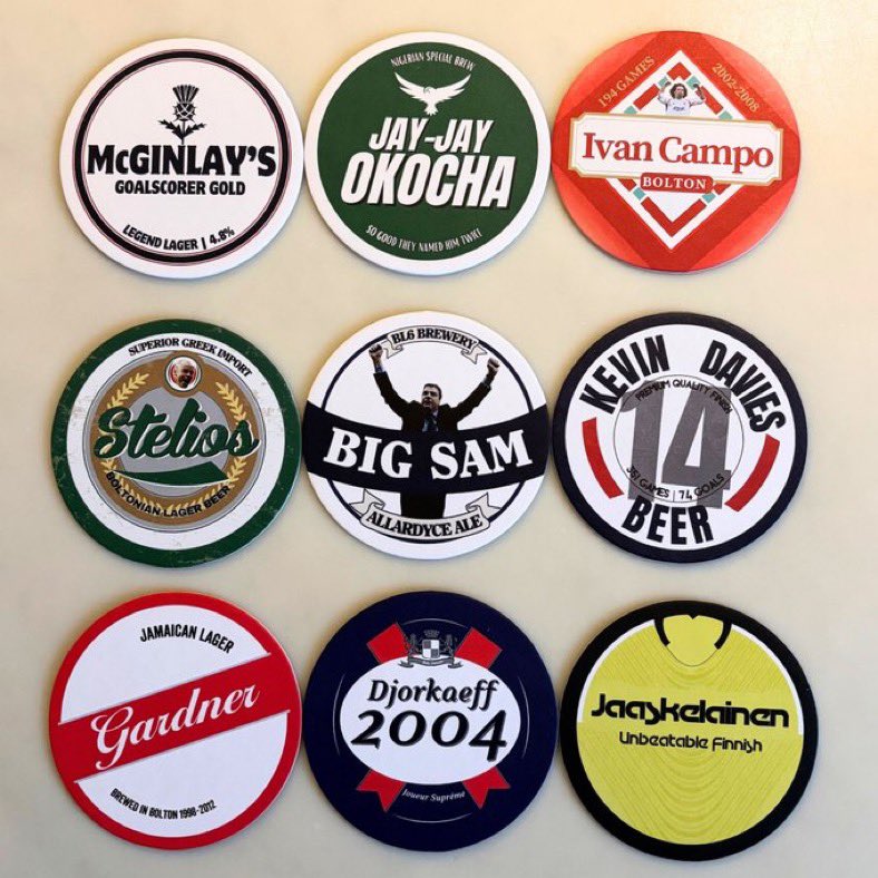 Lion of Vienna (@lovbwfc) on Twitter photo We've teamed up with <a href="/postnbar/">Post And Bar</a> to giveaway BWFC beer mat sets to 2x followers!
The set of 9 coasters celebrates Bolton legends including Jay-Jay, Big Sam, Stelios and more.
To enter: RT and follow us & <a href="/postnbar/">Post And Bar</a>
Giveaway closes this Sunday (2/2) at 12pm #bwfc We've teamed up with <a href="/postnbar/">Post And Bar</a> to giveaway BWFC beer mat sets to 2x followers!
The set of 9 coasters celebrates Bolton legends including Jay-Jay, Big Sam, Stelios and more.
To enter: RT and follow us & <a href="/postnbar/">Post And Bar</a>
Giveaway closes this Sunday (2/2) at 12pm #bwfc