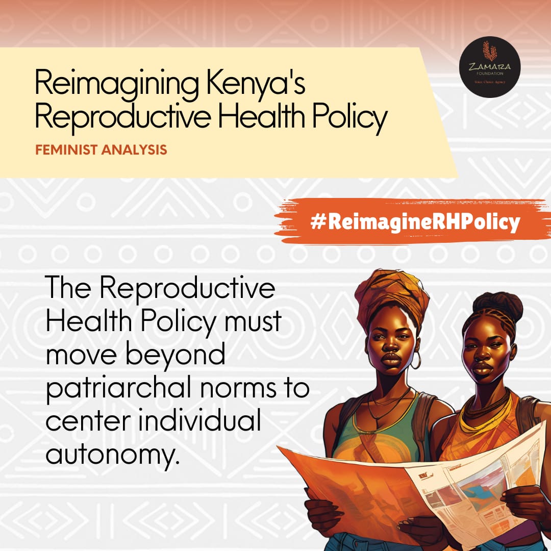 Reproductive health policies must break free from patriarchal norms and place individual autonomy at the core because true progress starts with empowering people to make decisions about their own bodies and lives.
#ReimagineRHPolicy #ZamaraVoices 
#Gpende