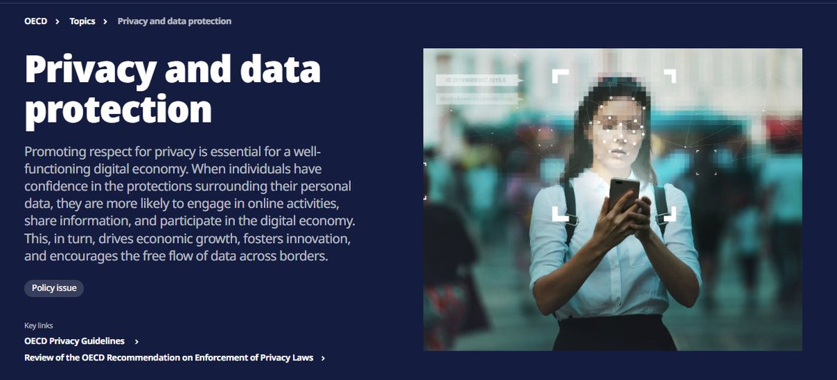 🌐 Each year on 28 January, the #OECD joins organisations worldwide to mark #DataProtectionDay and reaffirm our commitment to protecting people's privacy, rights, and safety on line.

🔐 Discover OECD work on #Privacy &amp; #DataProtection at oe.cd/privacy