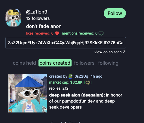 marc_onx's tweet photo. OG Creator of ALON (Topped 250m MC) created "Deep seek alon" today. https://t.co/G5DGOjpVkD

CTO Formed, dex prepaid, dex boost prepaid. Slow cook
CA: Bvc2uFfZQUbyYeVcN4CKkChU4AxRd7P57cUe1oLWpump ($DEEPALON) https://t.co/KyttVQvb7A