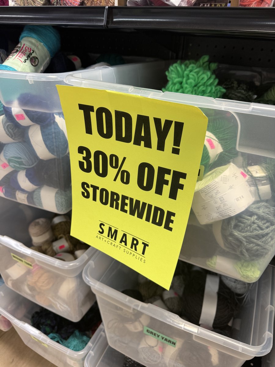 30% off STOREWIDE is good through the end of January! Shop today through Friday and take 30% off your entire transaction. 😃