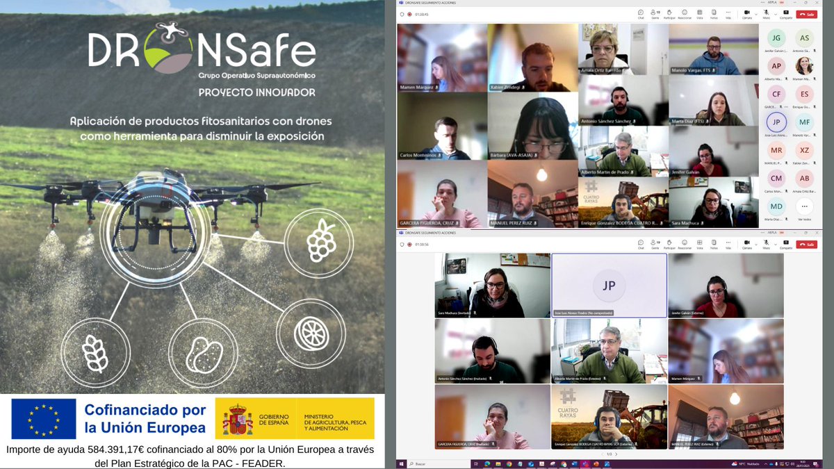Hoy se han reunido los socios del #GODRONSAFE con la finalidad de hacer un seguimiento de los avances y próximas acciones de este proyecto innovador ✅

🔍 +info👇observatorioagroalimentario.com/proyectos/GOS/…