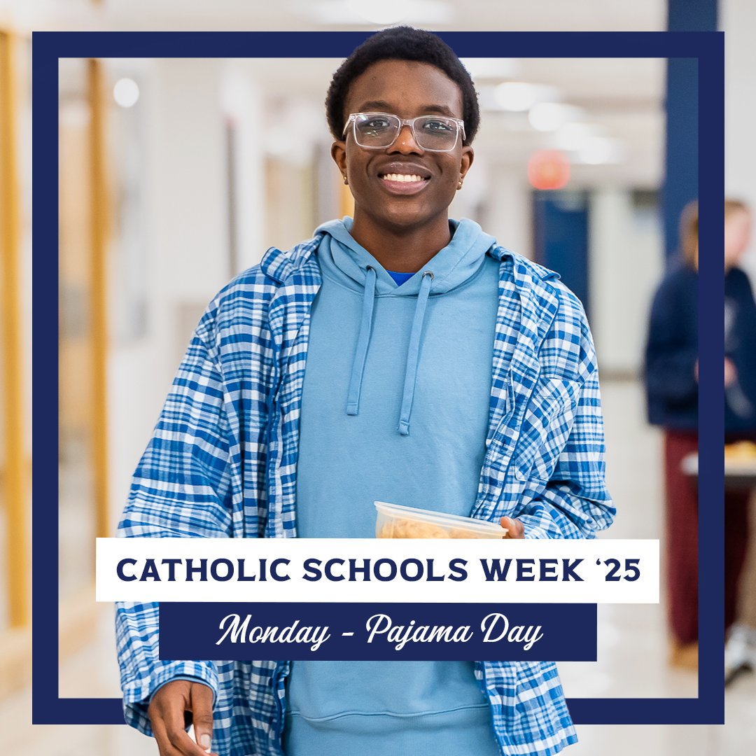 TotinoGrace's tweet photo. It's Catholic Schools Week! Yesterday, the theme was pajama day. What a comfy start to the week! Campus Ministry had free hot chocolate for everyone and held a volunteer opportunity after school. Student Council is holding activities all week as well. We love the enthusiasm! https://t.co/osTAUd61Zf