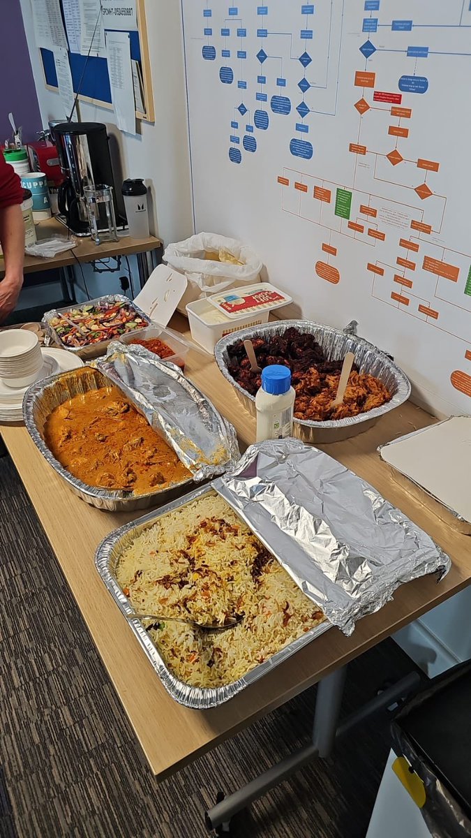 Lovely lunch time surprise and thank you for the warm welcome to team IRS Fylde 🥰 from our wonderful new recruits  Liby, Sumesh, Kanika, &amp; Pooja.  It Was a real Tuesday treat 😋 🙏
<a href="/pacullen123/">Pauline Cullen</a> <a href="/HoldcroftLaura/">Laura Holt</a> <a href="/Lorraine88w/">LorrainePoppleton</a> <a href="/WeAreLSCFT/">Lancashire & South Cumbria NHS Foundation Trust</a>