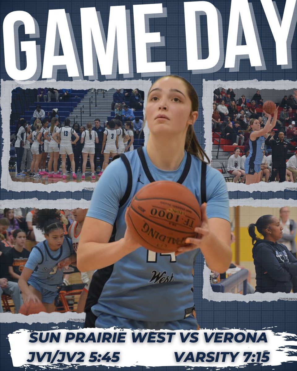 Game day vs Verona!! Come out to Sun Prairie West tonight for a fun game! JV1/JV2 plays at 5:45. Varsity at 7:15! Don’t miss this fun game!