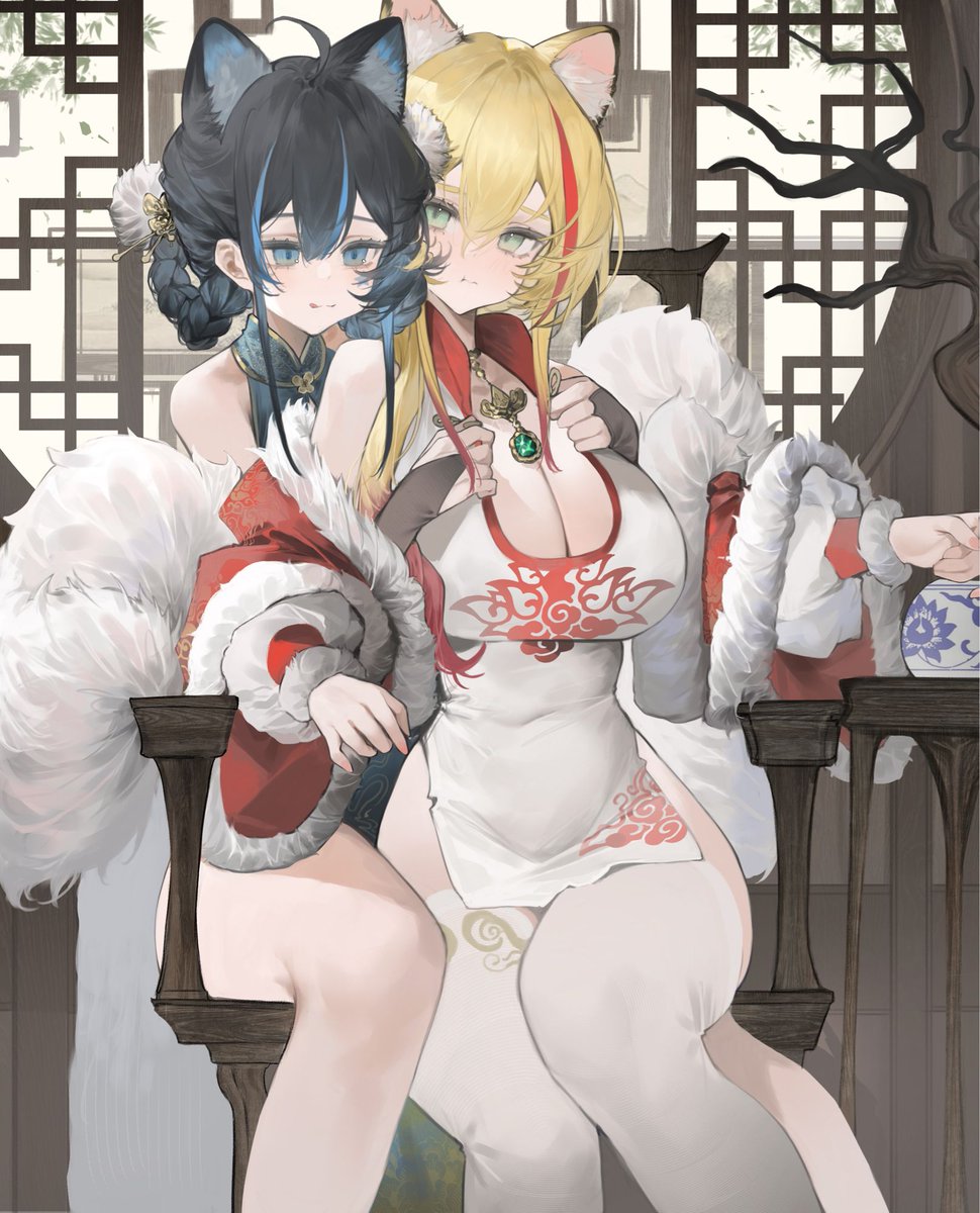 Happy new year &amp; 新春快乐！✨ 
with <a href="/LinaAsahi/">Asahi Lina / 朝日リナ 🩵 3D Yuri Wedding 2026!!!</a> 

#THGirlsArt