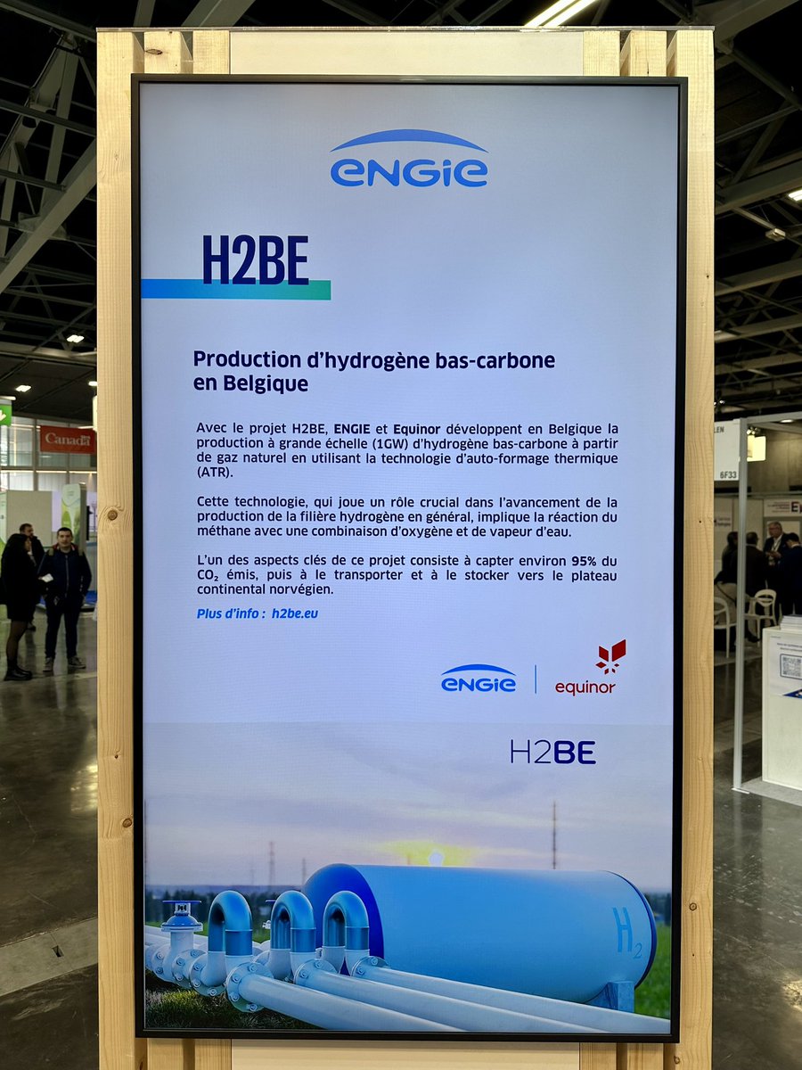 benoit_dh's tweet photo. { @ENGIEgroup | @Hyvolution }
Très intéressante et agréable visite du stand #Engie au salon #Hyvolution de Paris 🌍
Beaucoup de visiteurs pour venir découvrir les solutions et projets d’Engie concernant l’#HydrogeneVert ✅ et échanger avec les experts Engie présents sur place ! https://t.co/7BdWDu4Eo5