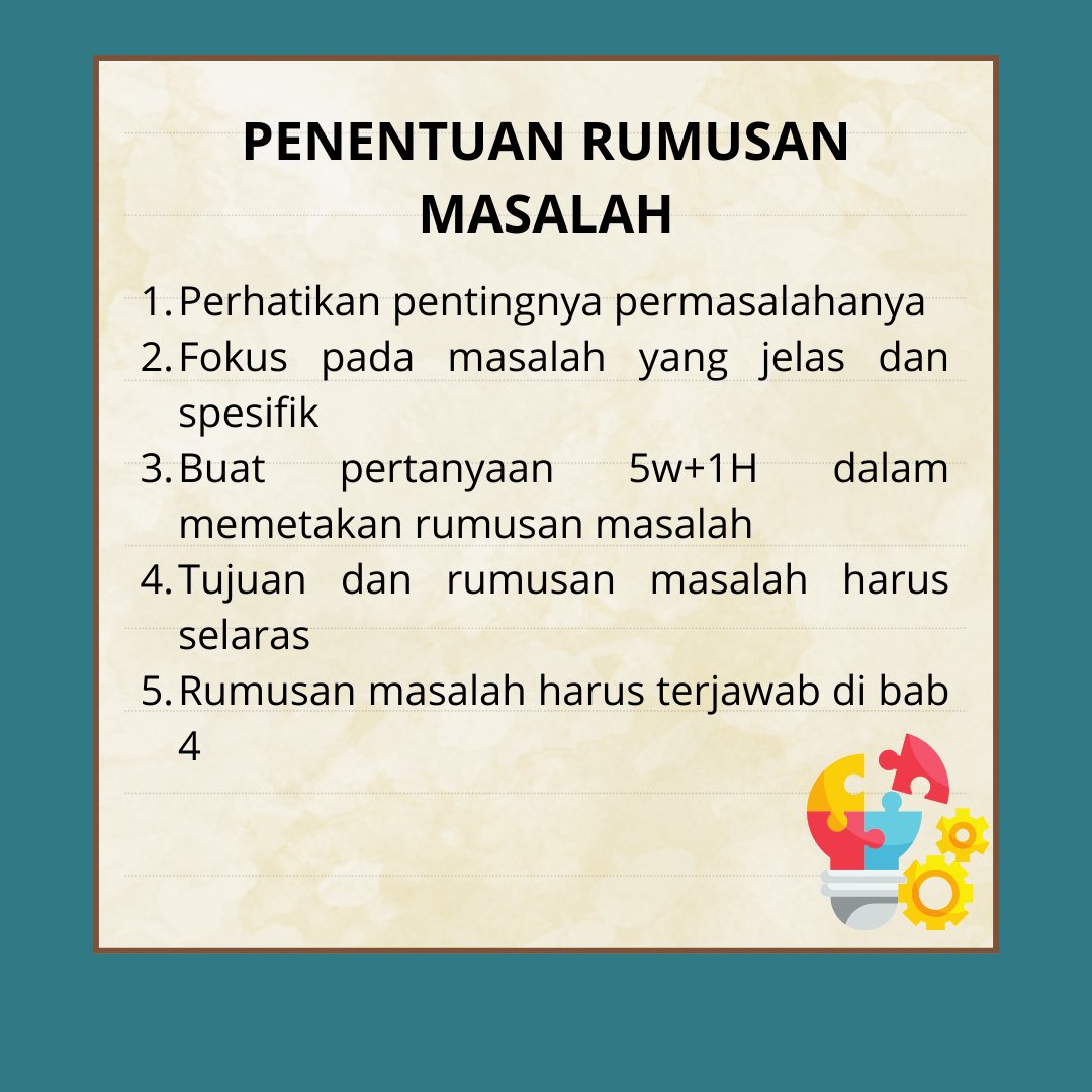 jokiskripsi_sol's tweet photo. Cara Nentuin Rumusan Masalah
#pendahuluan #rumusanmasalah #bab1 #judul #jokiskripsisolo #tugasakuntnai #jokiakuntansi #jokiskripsi #fyp #viral #xyzbca #joki #solo #malam #hujan https://t.co/fznVOuD0di