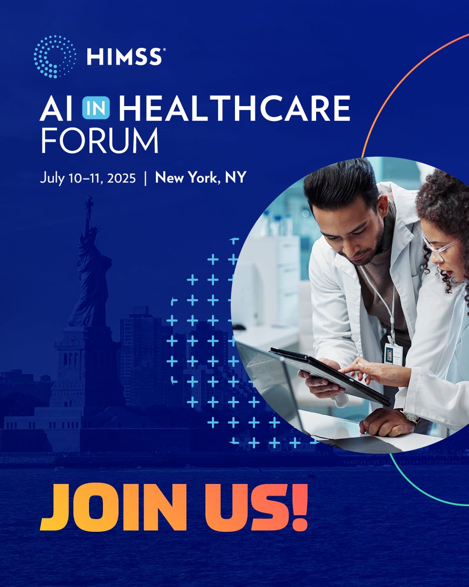 Discover how healthcare leaders are scaling AI to drive better patient outcomes and operational efficiencies at the HIMSS AI in Healthcare Forum, July 10–11 in NYC.

• Expert-led sessions
• Real-world case studies from top institutions
• Unparalleled networking

Don’t miss the