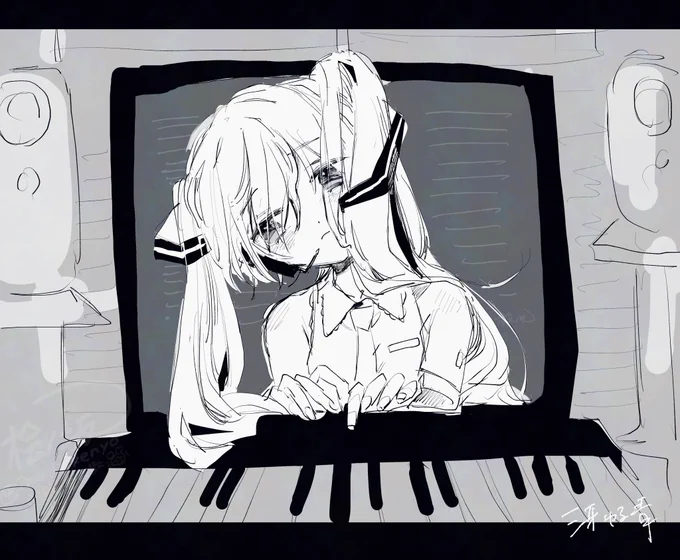 冴ゆる青 / #初音ミク 
