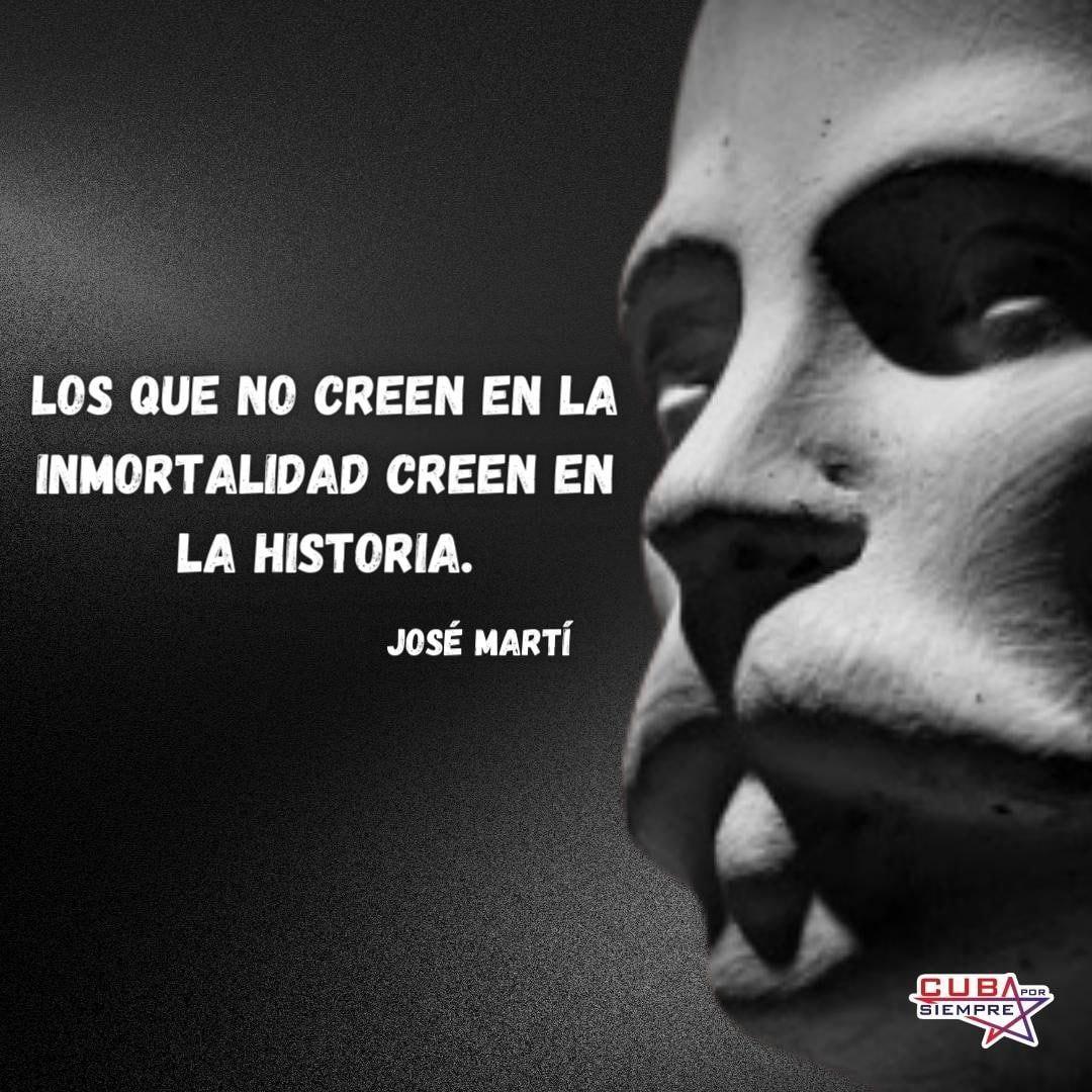 No claudicaremos jamás ni cederemos en nuestros principios, humanistas y solidarios por siempre #MartíVive #CubaPorLaVida