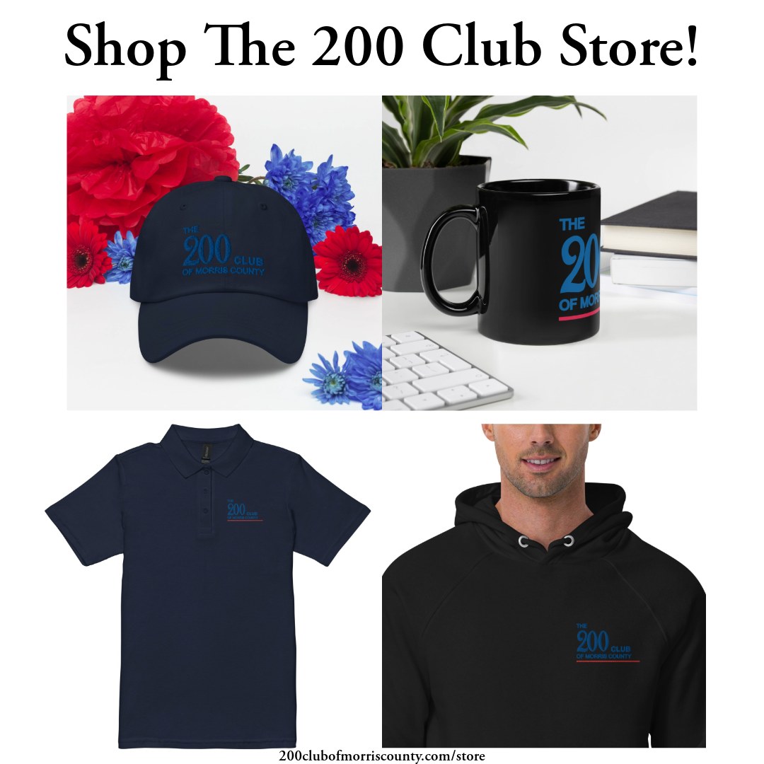 200ClubMorris's tweet photo. Are you looking for a fun way to support The 200 Club of Morris County? How about some swag?
Our online store is full of great items for you to purchase to show your support. You can check out here https://t.co/BWwyQET8gi and once again, thank you for our continued support! https://t.co/XO8K1CQKez