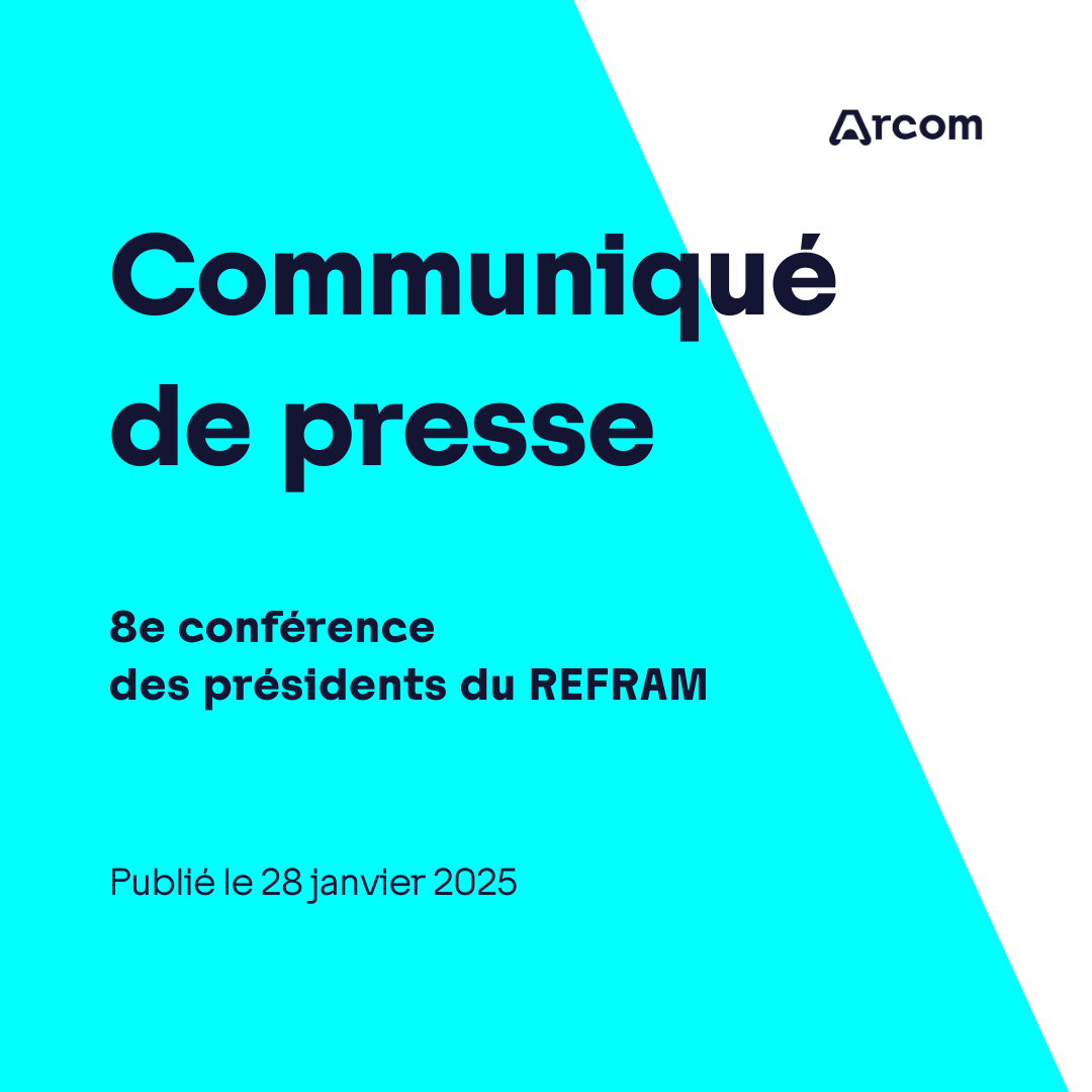Arcom_fr's tweet photo. 🔈 #CoopérationInternationale | 8e conférence des présidents du #REFRAM (@OfficielRefram) 🔽
Le communiqué de presse : https://t.co/7yx6QipDm3