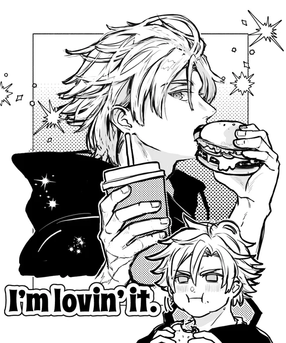 ヴォイド氏充電中🍔 