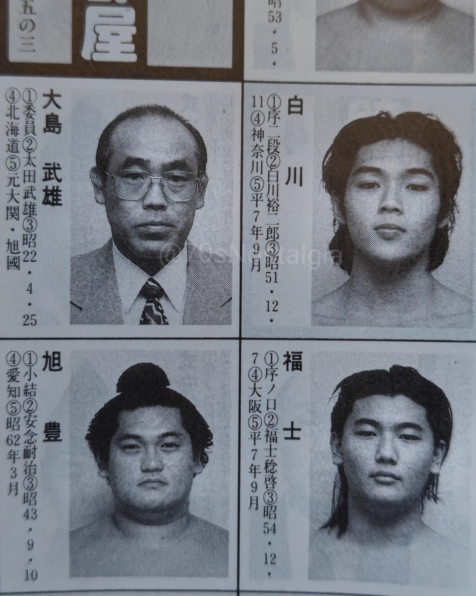 活動歴および当時の関連ビジュアル記録