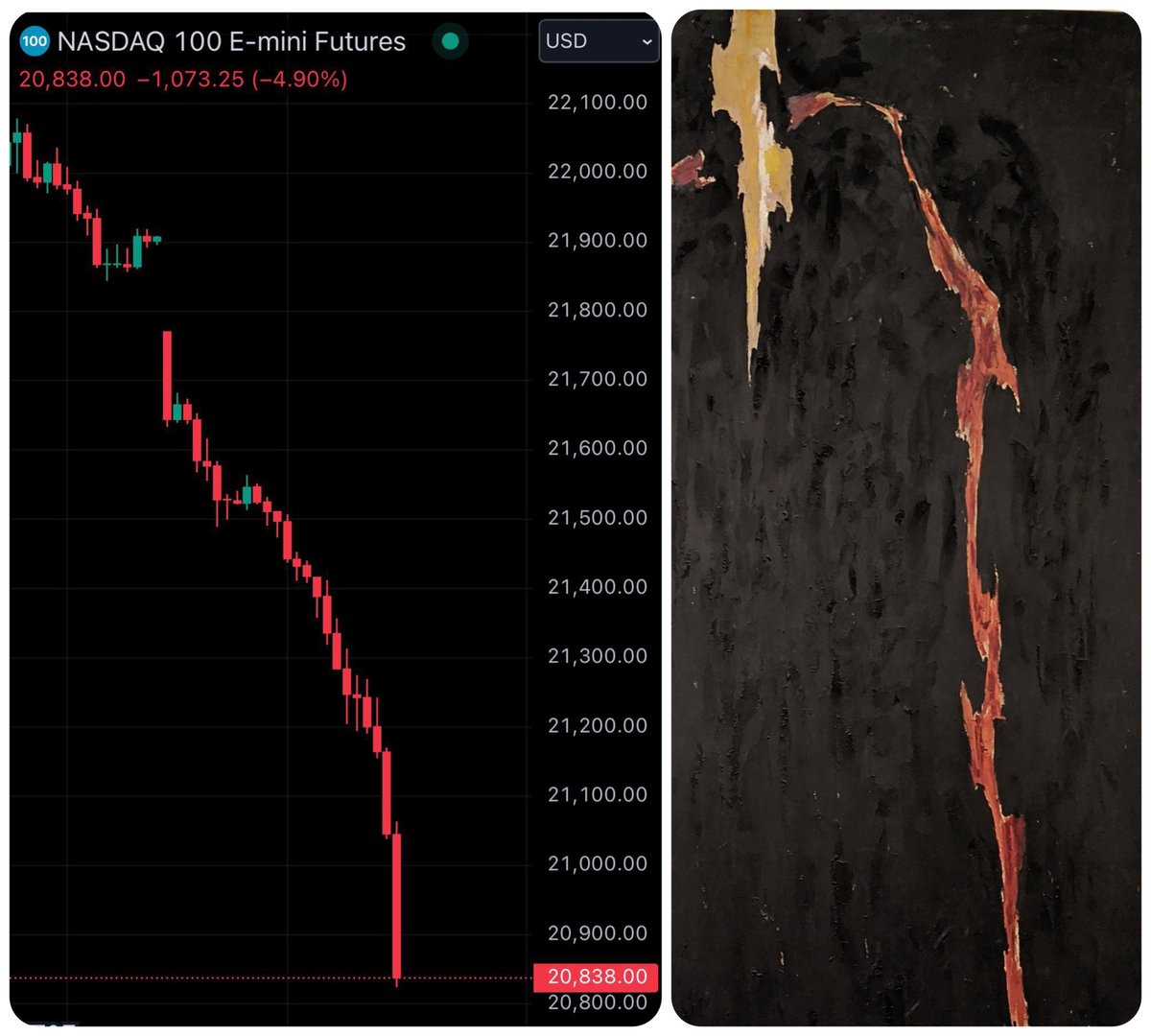 1944-N No. 2, by Clyfford Still, 1944