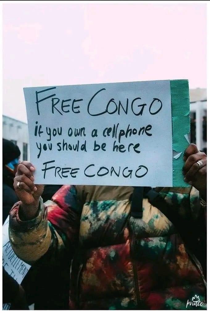 AFRICANDEMOC's tweet photo. The truth is No Congo = No Cobalt =No Coltan = No Electric Batteries = No Cell Phones = No 1 Trillion Dollar Company (Apple) 

85% of the world’s coltan is produce in Congo. Congo should be able to enjoy the benefits of Cobalts global importance. #FreeCongo https://t.co/dUV676lEJ6