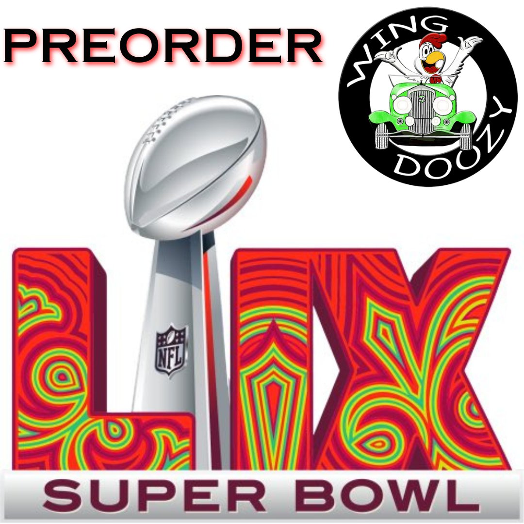 WingDoozy's tweet photo. Super Bowl LIX didn't give us the Detroit Lions we all hoped for, and we're stuck with the Eagles and Chiefs.  But let's all make the best of it by preordering Wing Doozy's wings! Call now to secure your pickup slot!   #SuperBowlLIX #LionsFaithful #WingDoozy https://t.co/R7c5t6wnFO