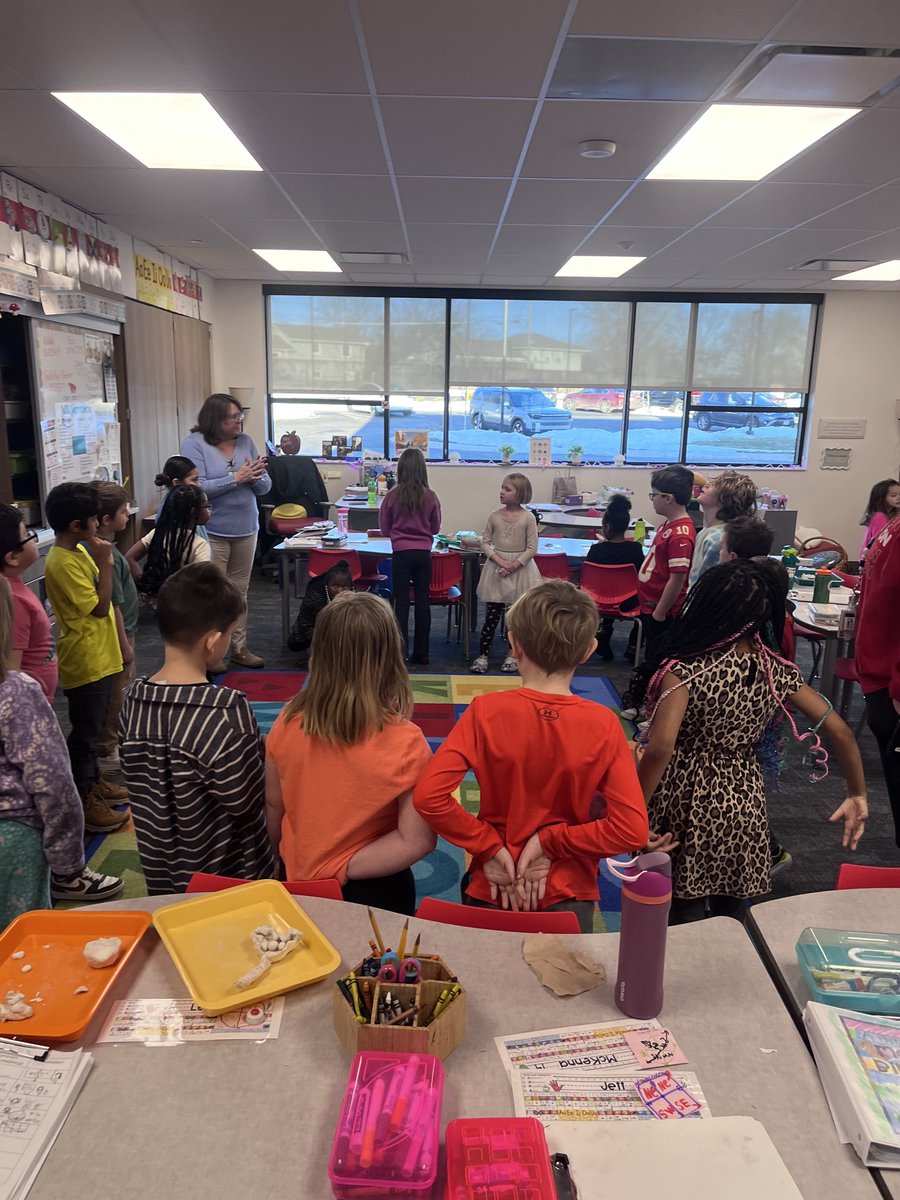 Morning Meeting fun! #RushtonCARES