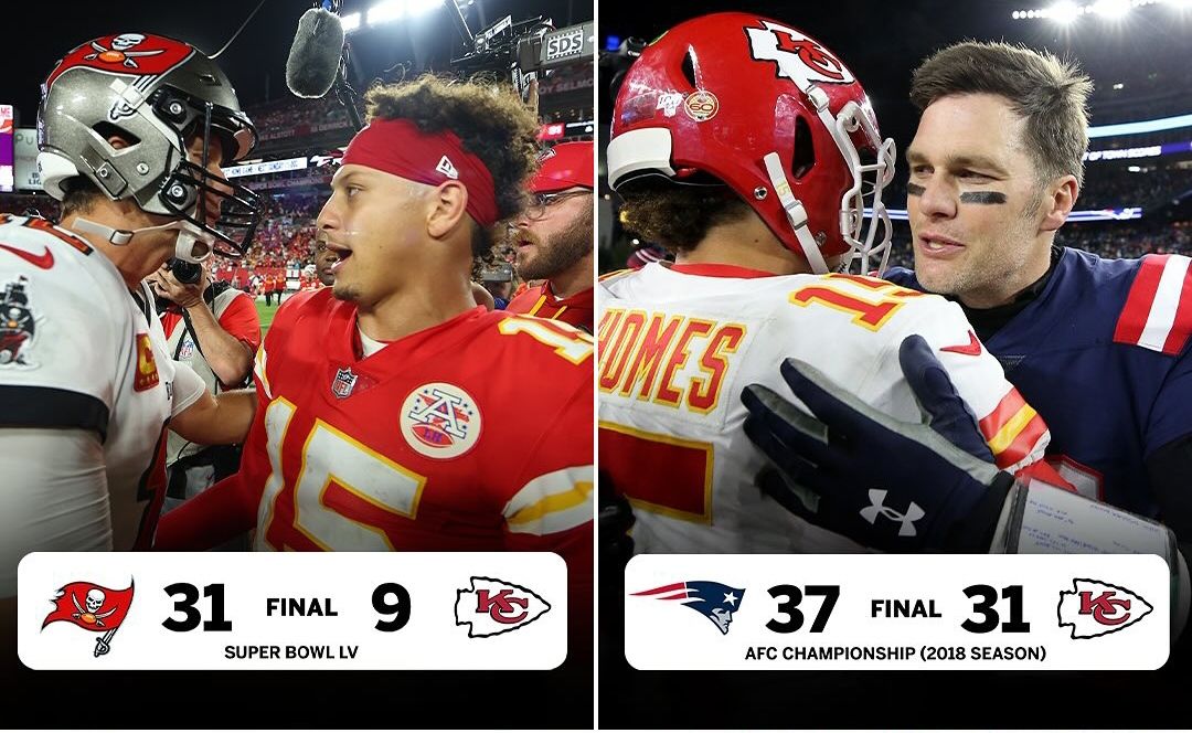 nacionpatriots's tweet photo. Las únicas estadísticas que importan en el debate: 𝗣𝗮𝘁𝗿𝗶𝗰𝗸 𝗠𝗮𝗵𝗼𝗺𝗲𝘀 𝘃𝘀 𝗧𝗼𝗺 𝗕𝗿𝗮𝗱𝘆

PUNTO 

📸: ESPN https://t.co/zVHpbASe5O
