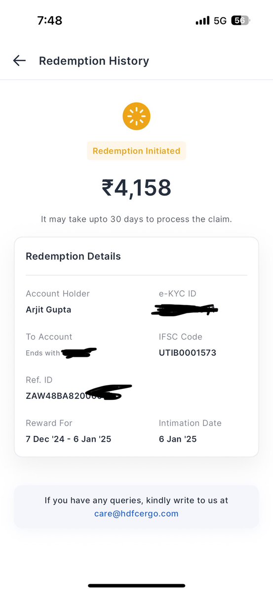 ar_jit_9's tweet photo. HDFC Ergo's "India Gets Moving" program is a SCAM! Despite completing my daily step goals (tracked on HDFC Ergo &amp; Apple Health app) my policy was terminated WITHOUT notice or reason. @IRDAIndia, please investigate!
@HDFCERGOGIC @Apple 
#ScamAlert
#hdfcscam
#applescam 
#zopperscam https://t.co/jRFm0Zj8q3
