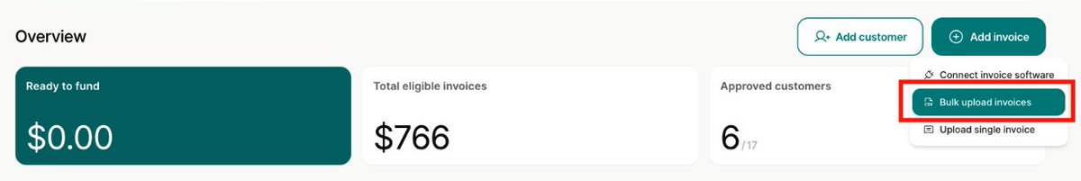 The simplest #innovations are often the most powerful. That’s why we’re excited to announce the bulk upload feature now available in the FundThrough platform. Upload invoices in seconds, get them paid in days, and get back to business with quick, easy #cashflow for your #SMB.