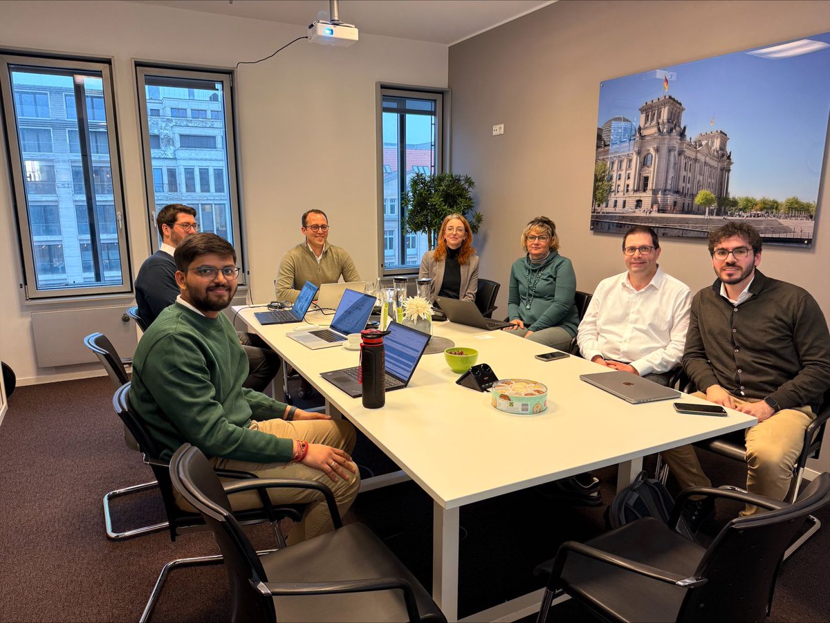Ivm_tech's tweet photo. 𝐑&amp;𝐃:
Our kick-off meeting in Berlin for the project #ARIME: 
the implementation of an automated, real-time system of railway infrastructure diagnosis, encompassing the whole chain from measurement to validation and up to maintenance planning. TY all &amp; @nextrailberlin https://t.co/LbUyUdOIiB