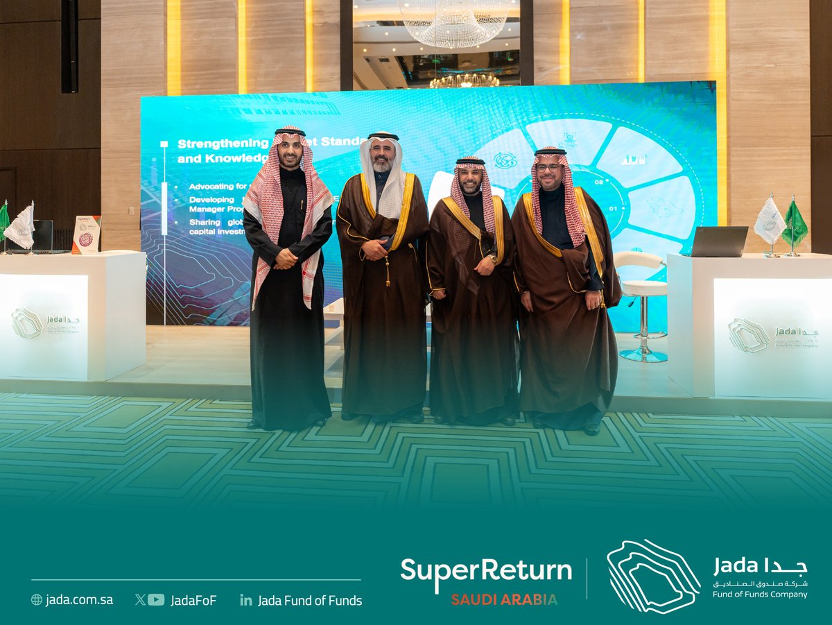 Jada (@jadafof) on Twitter photo It was an honor to welcome H.E. Abdulmuhsen AlKhalaf, Vice Minister of Finance, and H.E. Ibrahim Al-Mubarak, Assistant Minister of Investment, to the first <a href="/SuperReturn/">SuperReturn</a> in Saudi Arabia. Their presence sparked meaningful discussions on the future of the investment ecosystem and It was an honor to welcome H.E. Abdulmuhsen AlKhalaf, Vice Minister of Finance, and H.E. Ibrahim Al-Mubarak, Assistant Minister of Investment, to the first <a href="/SuperReturn/">SuperReturn</a> in Saudi Arabia. Their presence sparked meaningful discussions on the future of the investment ecosystem and