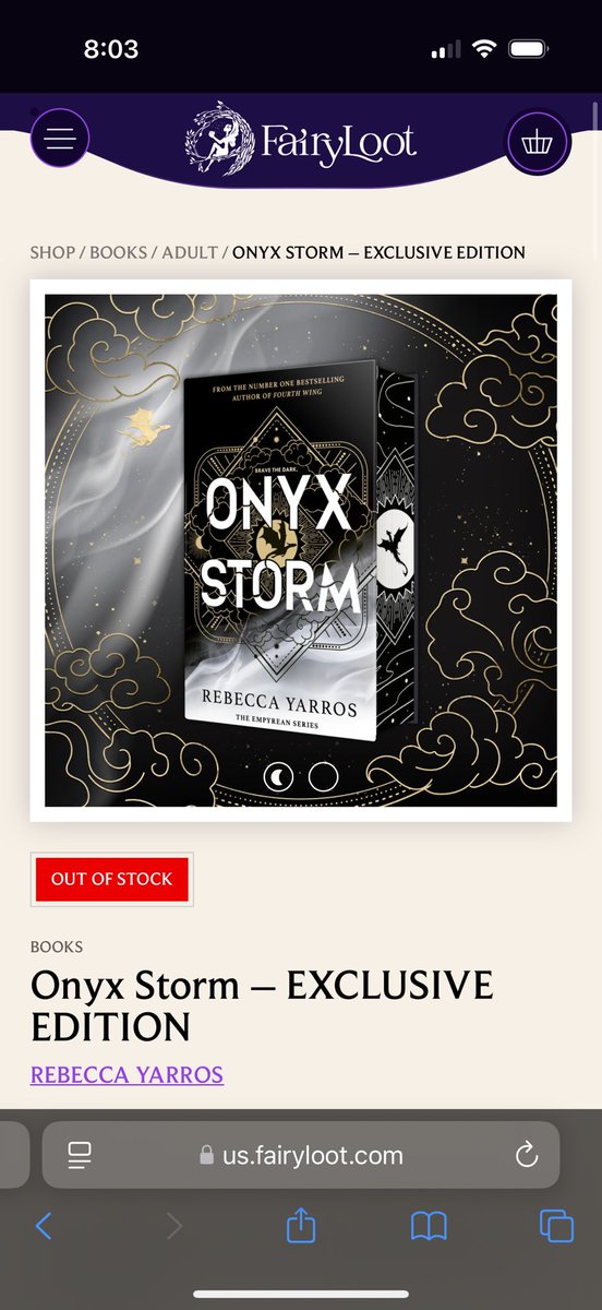 kallahan02's tweet photo. @FairyLoot Hi! US customer - can you check those? It showed out of stock for me. https://t.co/yewinXAOeH