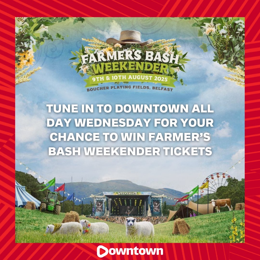 Downtown Radio (@downtownradio) on Twitter photo We've got your chance to win weekend tickets for <a href="/farmersbash/">Farmers Bash</a> tomorrow! ๐ค ๐ ๐ท ๐ถ Tune in to find out more ๐๏ธ We've got your chance to win weekend tickets for <a href="/farmersbash/">Farmers Bash</a> tomorrow! ๐ค ๐ ๐ท ๐ถ Tune in to find out more ๐๏ธ