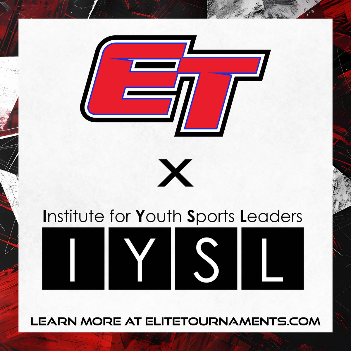 Elite Tournaments (@elitetour) on Twitter photo Exciting news! 🎉 Elite Tournaments is partnering with <a href="/IYSportsLeaders/">Institute for Youth Sports Leaders</a> to enhance leadership in youth sports! 🙌 We’ll be at the IYSL Leadership Conference in Winston-Salem, NC, Feb 16-18, 2025. Learn more here: bit.ly/3PS4wzR #BeElite Exciting news! 🎉 Elite Tournaments is partnering with <a href="/IYSportsLeaders/">Institute for Youth Sports Leaders</a> to enhance leadership in youth sports! 🙌 We’ll be at the IYSL Leadership Conference in Winston-Salem, NC, Feb 16-18, 2025. Learn more here: bit.ly/3PS4wzR #BeElite