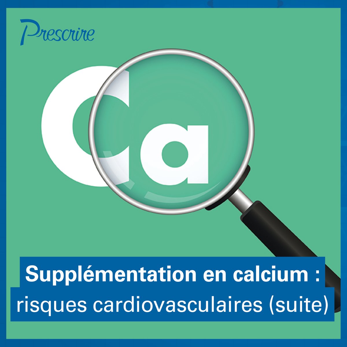 💡 Vous souhaitez accéder à l’intégralité du texte « Supplémentation en calcium : risques cardiovasculaires » ?
➔ Rendez-vous sur prescrire.org/effets-indesir…

#prescrire #revueprescrire #revuemedicale #medecin #pharmacien #soin #sante