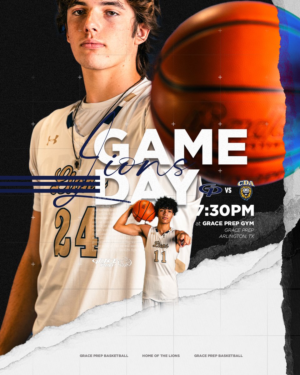 Grace Prep Basketball (@graceprep_hoops) on Twitter photo 🚨GAME DAY🚨
5A #2 Grace Prep
🆚Coram Deo FM
⏰7:30pm
📍Grace Prep Gym
<a href="/TeamLSCSN/">Lone Star Christian Sports Network (LSCSN)</a> <a href="/Gosset41/">Brian Gosset</a> <a href="/SportsDayHS/">SportsDayHS</a> <a href="/TXPSbasketball/">Texas Private School Basketball</a> 🚨GAME DAY🚨
5A #2 Grace Prep
🆚Coram Deo FM
⏰7:30pm
📍Grace Prep Gym
<a href="/TeamLSCSN/">Lone Star Christian Sports Network (LSCSN)</a> <a href="/Gosset41/">Brian Gosset</a> <a href="/SportsDayHS/">SportsDayHS</a> <a href="/TXPSbasketball/">Texas Private School Basketball</a>