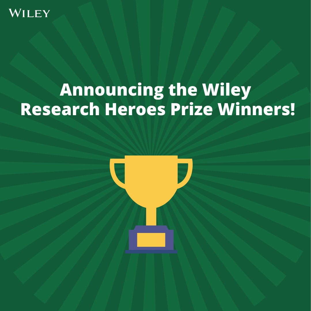 Congratulations to this year’s inspiring Research Heroes winners, celebrated for their innovation and impact in research.

Read their stories here: ow.ly/mT1b50UOBt7

#WileyResearchHeroes