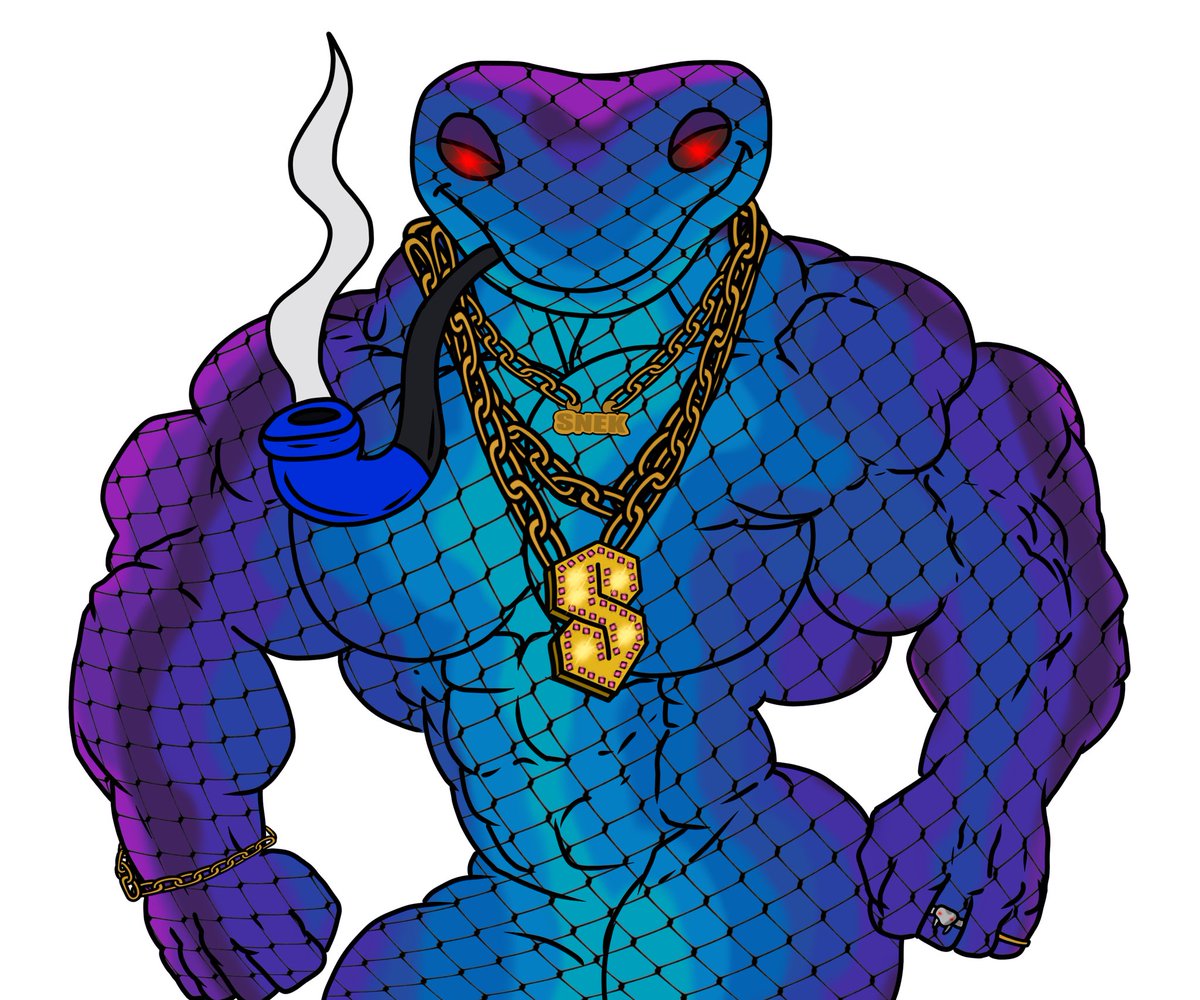 MasterofCTO's tweet image. Hi. This is a 1/1 rare snek. Buff, confident and clearly iced out.
Like for eternal good luck 🍀