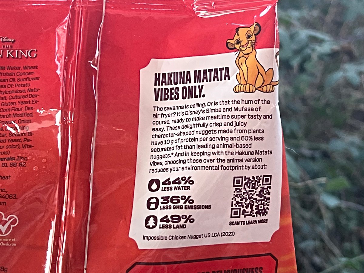 Robotvirgin's tweet photo. Impossible Lion King Chicken Nuggets!
.
.
.
#veganchickennuggets #veganchicken #chickn #impossiblechickennuggets #vegan #veganfood #plantbased #veganism #impossiblechicken #impossiblemeat #impossibleburger #impossiblelionkingchickennuggets #thelionking
#mufasathelionking #mufasa https://t.co/pW8cIF3dKr