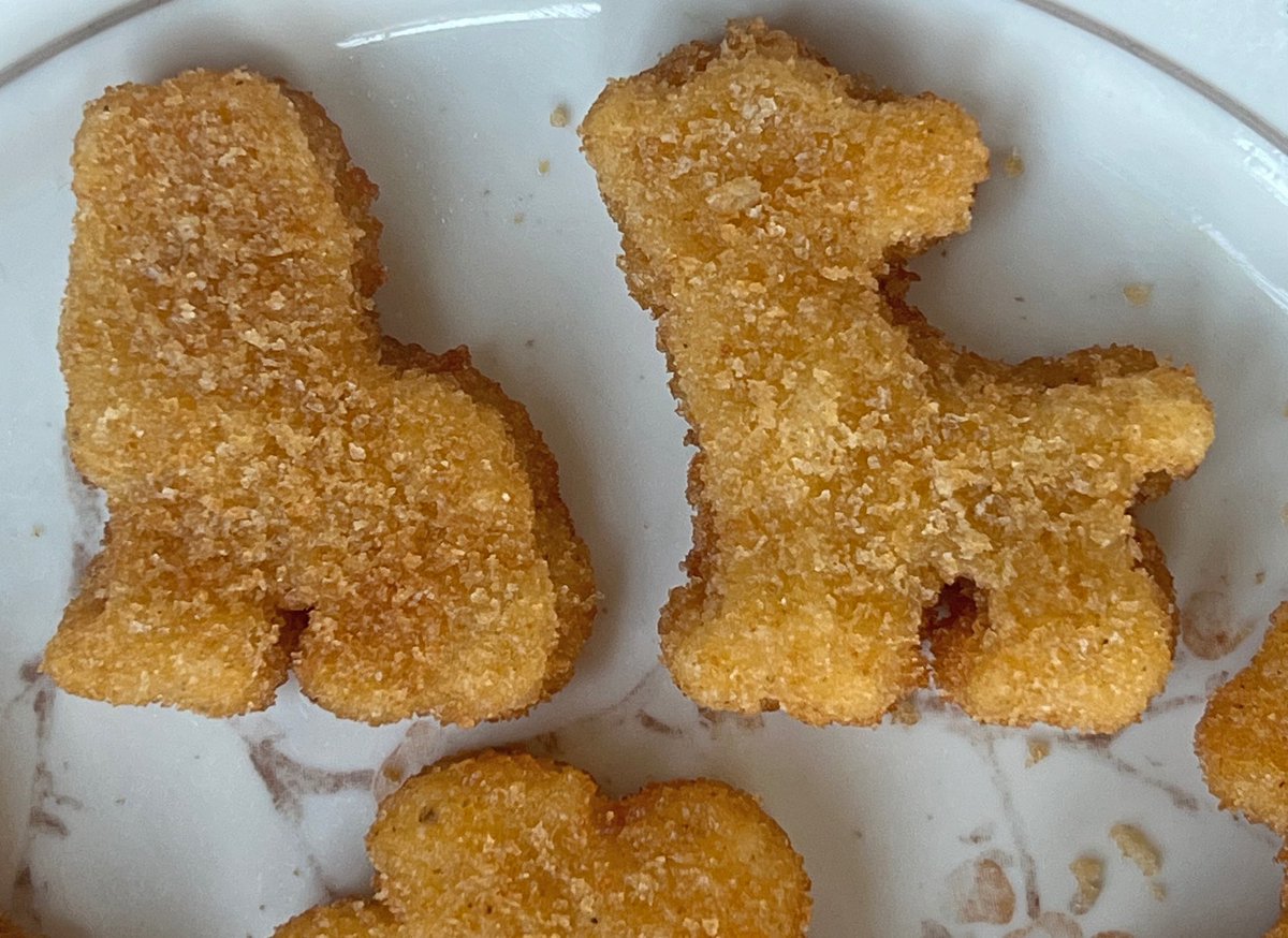 Robotvirgin's tweet photo. Impossible Lion King Chicken Nuggets!
.
.
.
#veganchickennuggets #veganchicken #chickn #impossiblechickennuggets #vegan #veganfood #plantbased #veganism #impossiblechicken #impossiblemeat #impossibleburger #impossiblelionkingchickennuggets #thelionking
#mufasathelionking #mufasa https://t.co/pW8cIF3dKr