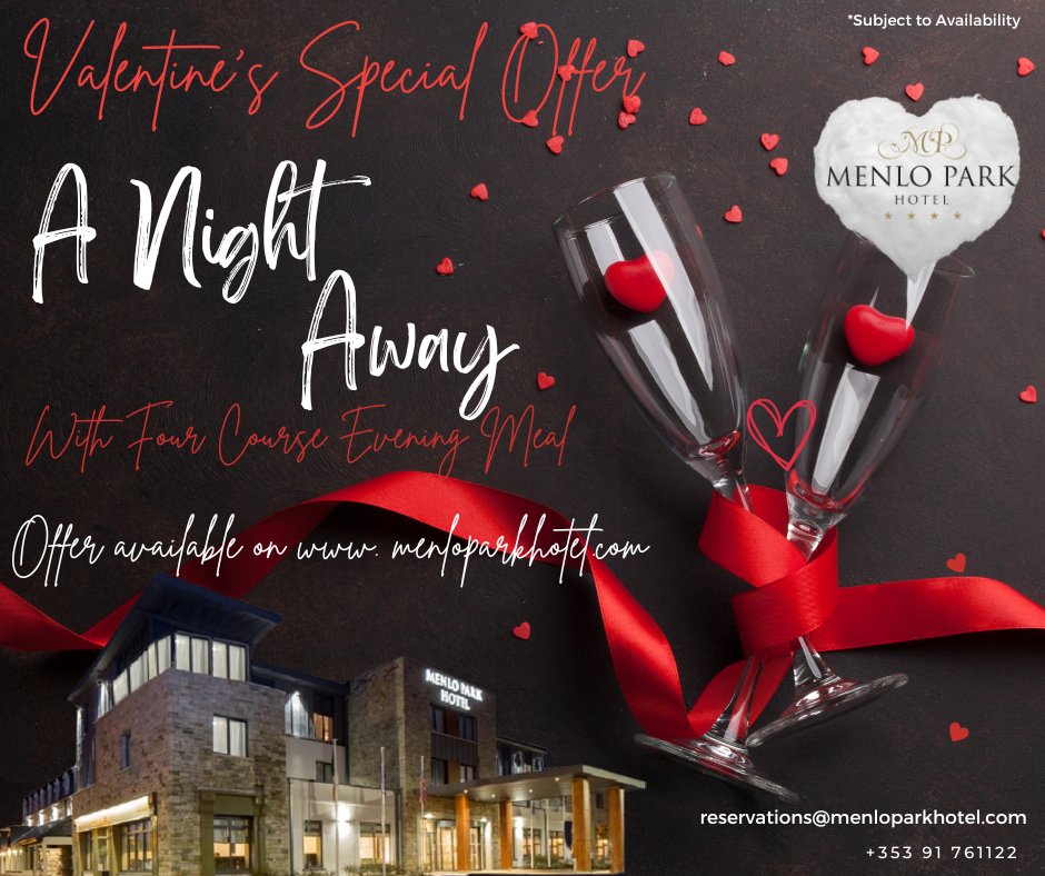 Treat your someone special this Valentine's weekend📷
Exclusive offer available on our website:
menloparkhotel.com
