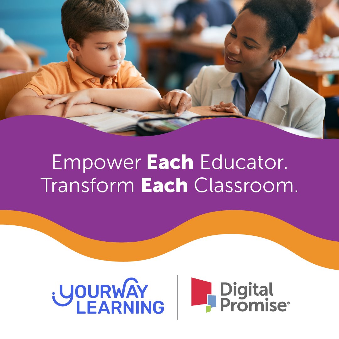 DigitalPromise's tweet image. By combining Yourway Learning’s  technology with the research and reach of Digital Promise’s LVN tool, we can drive significant impact at scale. Learn more: bit.ly/3WAZv2L #LearnerVariability #EdTech #LearningDifferences #SpecialEducation @LINC_PD