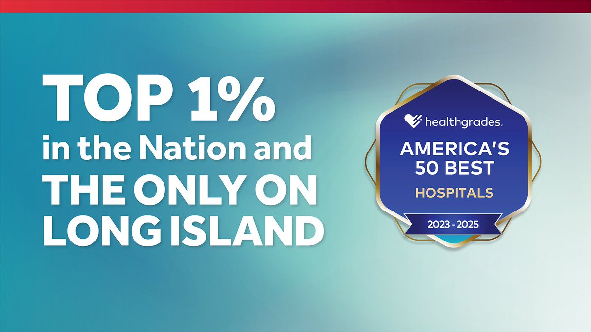 Stony Brook Medicine (@stonybrookmed) on Twitter photo We are committed to YOU! 🫵
#StonyBrook Medicine has received the highest level of achievement from <a href="/Healthgrades/">Healthgrades</a>, reflecting our shared commitment to bring exceptional care to our patients: bit.ly/4aEZkJw #WeAreStonyBrookMedicine #LongIsland We are committed to YOU! 🫵
#StonyBrook Medicine has received the highest level of achievement from <a href="/Healthgrades/">Healthgrades</a>, reflecting our shared commitment to bring exceptional care to our patients: bit.ly/4aEZkJw #WeAreStonyBrookMedicine #LongIsland