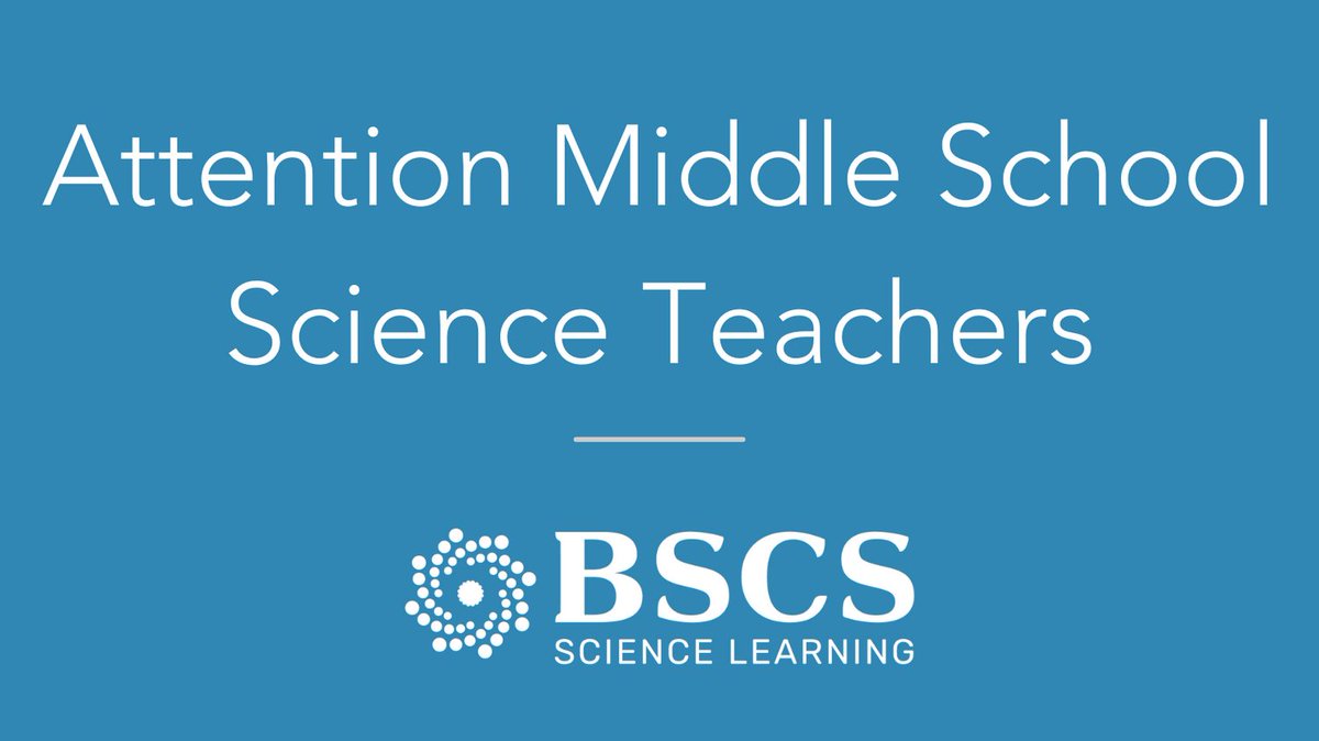 Middle school science teachers! Are you interested in participating in a study focused on gathering data to help investigate the validity of middle school 3D assessment tasks? If so, click here to learn more and how to apply: tinyurl.com/8hk5a5c7 

#STEMed #STEMchat <a href="/OpenSciEd/">OpenSciEd</a>