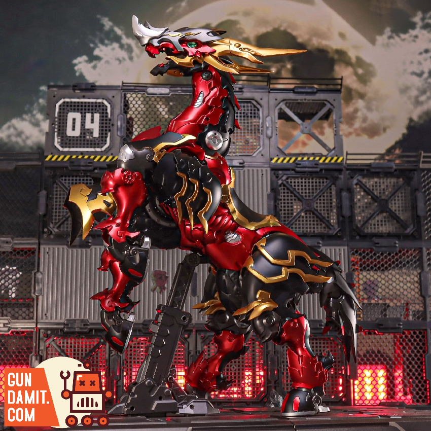 GundamitStore's tweet photo. [In Stock] Saying Zone X 33 Industry Mecha Evolution 2.0 Red Hare Horse
Material: ABS, Alloy
$159.99 Free Shipping
--------
👇links👇 
https://t.co/eVKFYRdIP4

＃sayingzone ＃33industry ＃lubu ＃godofwar ＃metalframe 
＃actionfigure ＃modelkit ＃Gundamit ＃GD https://t.co/CDyWUAPY8y
