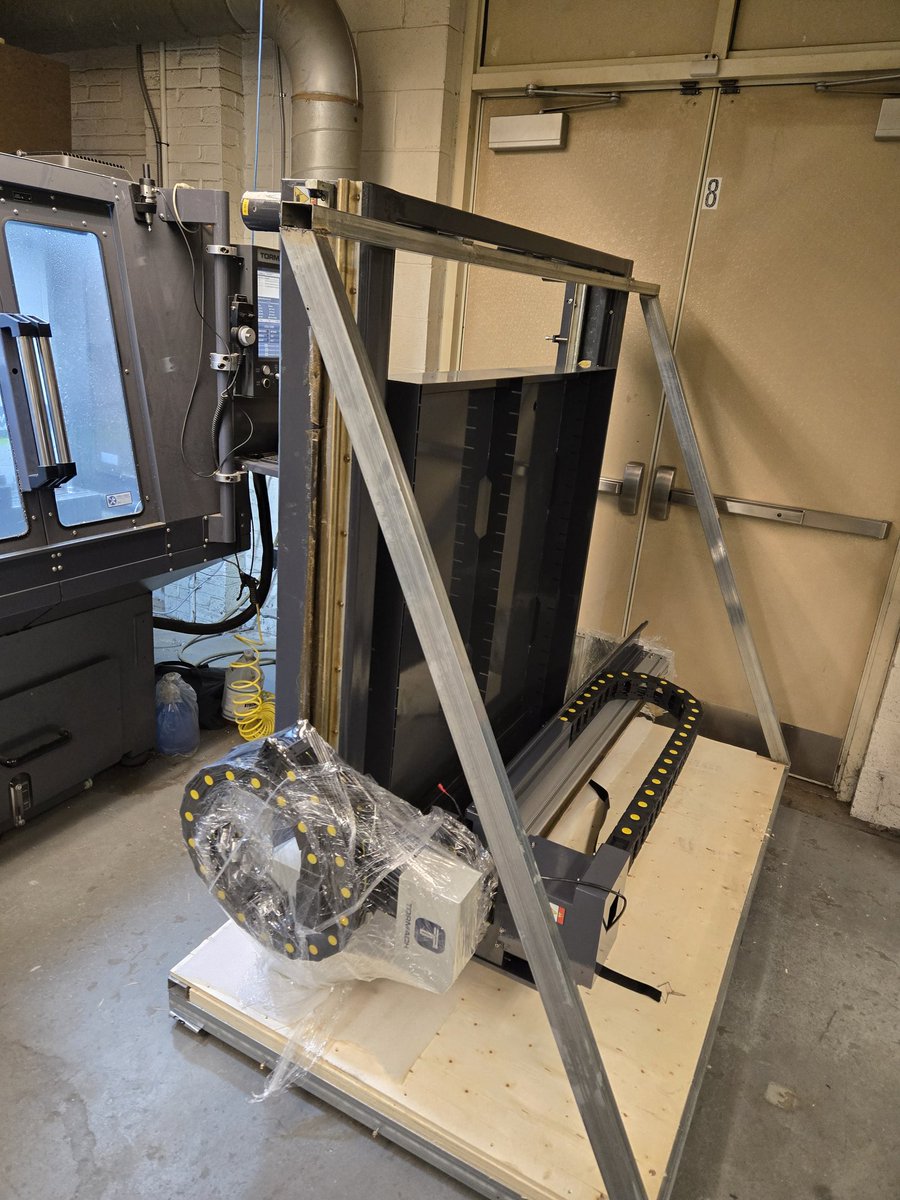 Unpacking our newest addition for Trinity HS's #Metalshop! Can't wait to start introducing #Tormach CNC Plasma Cutting to my curriculum in Ag Mechanics, Digital Fabrication, &amp; #Manufacturing! 😁
#Metalworking #cnc #plasmacutting #FabLab <a href="/TRINITY_MLUCAS/">Dr. Michael Lucas</a> @MrZebrasky <a href="/DonSnoke/">Don Snoke</a>
