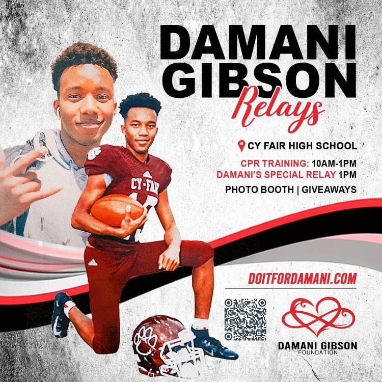 CY-Fair High School Track&Field Team (@cyfair_track) on Twitter photo We excited to bring back The “Damani Gibson Relays” after taking a year off due to construction. Come out and support, it’s going to be a huge event for a great person and a great cause. #doitfordamani <a href="/BFNDAthletics/">Cy-Fair HS Athletics</a> <a href="/BFND_Football/">Cy-Fair HS Football</a> <a href="/BFNDGXCTF/">Cy-Fair High Girls Cross Country and Track & Field</a> <a href="/CyFair_BFND/">Cy-Fair High School</a> <a href="/CyFairISD/">Cypress-Fairbanks ISD</a> <a href="/TXMileSplit/">Texas MileSplit</a> We excited to bring back The “Damani Gibson Relays” after taking a year off due to construction. Come out and support, it’s going to be a huge event for a great person and a great cause. #doitfordamani <a href="/BFNDAthletics/">Cy-Fair HS Athletics</a> <a href="/BFND_Football/">Cy-Fair HS Football</a> <a href="/BFNDGXCTF/">Cy-Fair High Girls Cross Country and Track & Field</a> <a href="/CyFair_BFND/">Cy-Fair High School</a> <a href="/CyFairISD/">Cypress-Fairbanks ISD</a> <a href="/TXMileSplit/">Texas MileSplit</a>