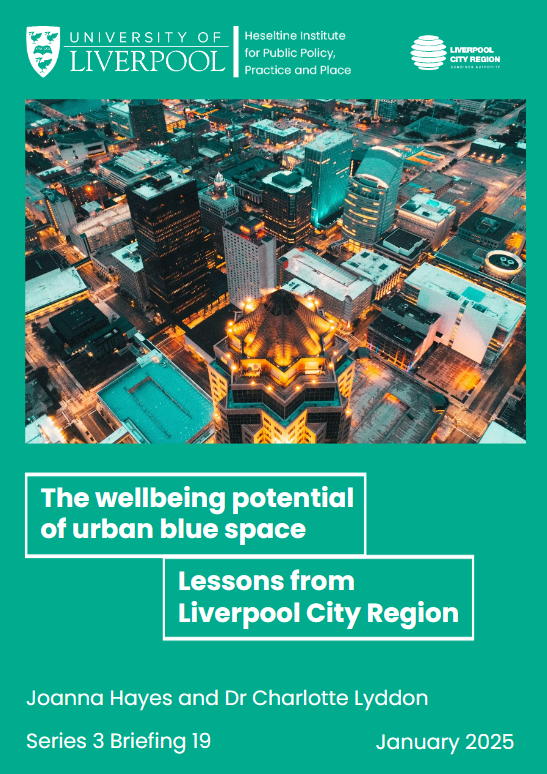 Heseltine Institute (@livuniheseltine) on Twitter photo New policy briefing by Joanna Hayes and Charlotte Lyddon <a href="/livuniplanning/">Planning and Civ D</a> <a href="/livunigeog/">livunigeog</a>: 'The wellbeing potential of urban blue space: lessons from Liverpool City Region'. liverpool.ac.uk/heseltine-inst… New policy briefing by Joanna Hayes and Charlotte Lyddon <a href="/livuniplanning/">Planning and Civ D</a> <a href="/livunigeog/">livunigeog</a>: 'The wellbeing potential of urban blue space: lessons from Liverpool City Region'. liverpool.ac.uk/heseltine-inst…