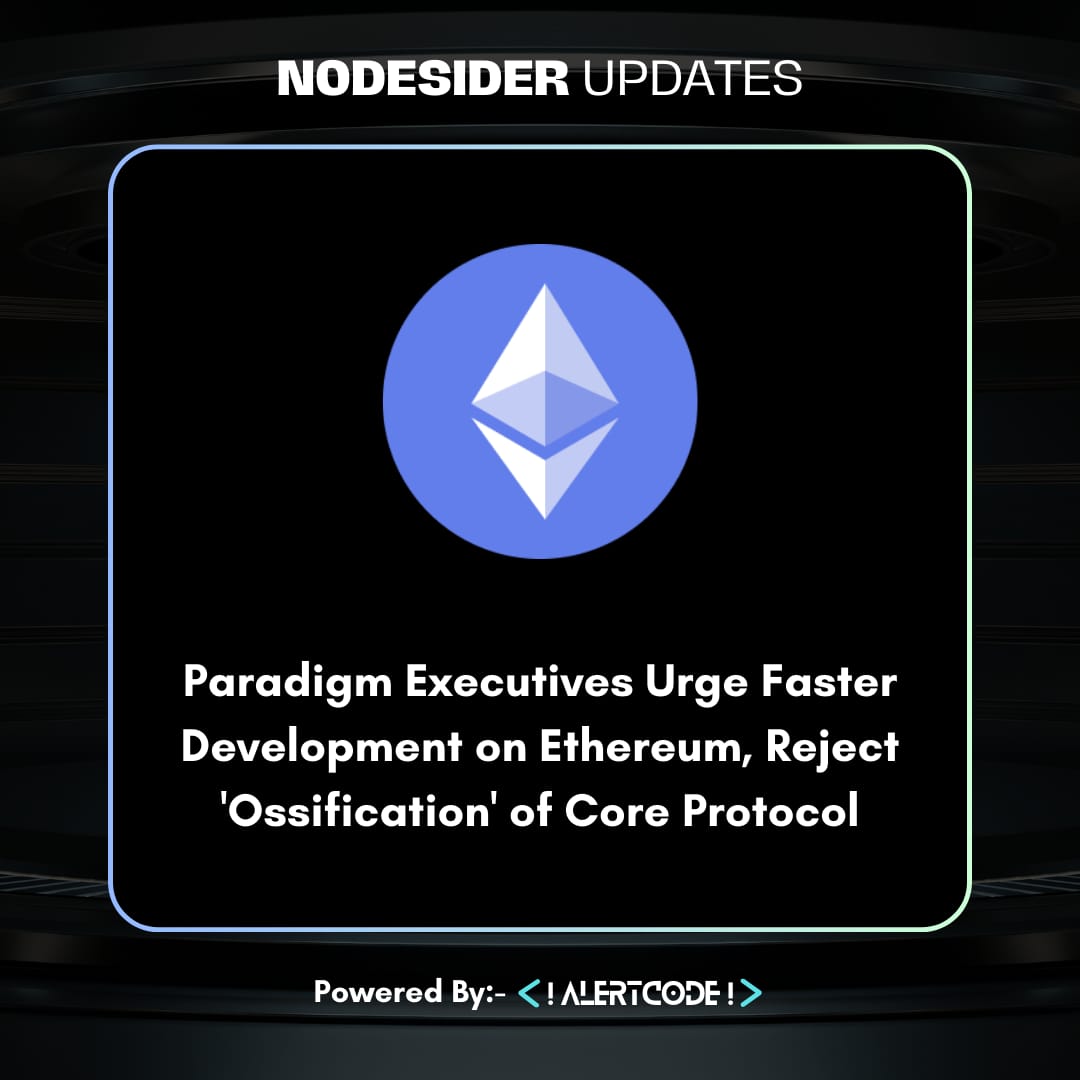 Alertcode_'s tweet image. Paradigm calls for faster Ethereum development, urging more than one major upgrade yearly. They stress evolving to meet market demands like L2s and MEV while maintaining dynamic governance. #Ethereum #CryptoInnovation #BlockchainProgress #Decentralization #ParadigmVC